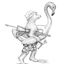 My project for course: Surrealistic Fineliner Illustration Ein Projekt aus dem Bereich Traditionelle Illustration, Bleistiftzeichnung, Zeichnung, Realistische Zeichnung, Artistische Zeichnung und Illustration mit Tinte von Ingrid Ford - 11.04.2024