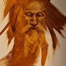My project for course: Expressive Monochromatic Oil Portraits. Fine Arts, Painting, Portrait Drawing, and Oil Painting project by bridie - 04.11.2024
