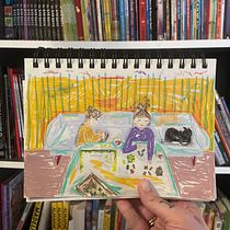 My project for course: Exploratory Sketchbook: Find Your Drawing Style. Un proyecto de Ilustración tradicional, Bocetado, Creatividad, Dibujo, Pintura a la acuarela, Sketchbook y Pintura gouache de Lacey - 11.04.2024