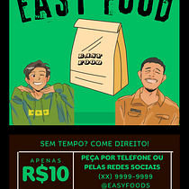 Meu projeto do curso: Copywriting para redes sociais - Easy Food. Un progetto di Scrittura, Cop, writing, Social media e Comunicazione di José Carvalho - 08.04.2024