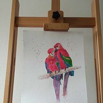 My project for course: Artistic Watercolor Techniques for Illustrating Birds. Traditional illustration, Watercolor Painting, Realistic Drawing, and Naturalistic Illustration project by Mihalcea Adrian - 04.11.2024