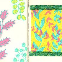 My project for course: Botanical Patterns in a Sketchbook: Conquer the Blank Page. Ilustração tradicional, Pattern Design, Ilustração botânica, e Sketchbook projeto de Sophia Correia - 11.04.2024