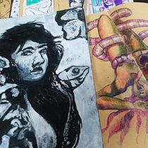 Mi proyecto del curso: Sketchbook para principiantes: aprende a dibujar tu entorno . Un projet de Illustration traditionnelle, Esquisse , Créativité, Dessin , et Carnet de croquis de Carlos Insignares - 11.04.2024