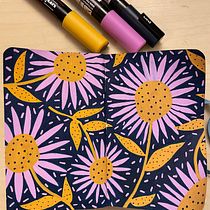 Mijn project van de cursus: Botanische patronen in je schetsboek: overwin de blanco pagina. Ilustração tradicional, Pattern Design, Ilustração botânica, e Sketchbook projeto de Maaike - 12.04.2024