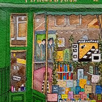 My project for course: Watercolor Urban Illustration: Portray your City. Un progetto di Pittura, Disegno, Pittura ad acquerello e Illustrazione architettonica di pamadams - 12.04.2024