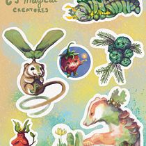 My project for course: Illustration of Adorable Characters Inspired by Nature. Un proyecto de Diseño de personajes, Dibujo, Ilustración digital y Dibujo digital de Tamara Krstic - 12.04.2024
