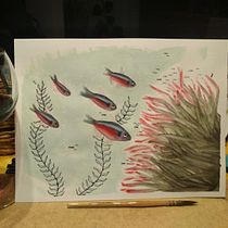 Mi proyecto del curso: Ilustración de universos marinos en acuarela. Un projet de Aquarelle et Illustration naturaliste de jlozano_torres - 14.04.2024