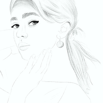 Mijn project van de cursus: Geïllustreerd portretteren met Procreate. Traditional illustration, Vector Illustration, Digital Illustration, and Portrait Drawing project by elly.robbertsen - 04.14.2024