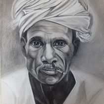 Mi proyecto del curso: Retrato realista al carboncillo Ein Projekt aus dem Bereich Traditionelle Illustration, Bildende Künste, Zeichnung, Porträtzeichnung und Realistische Zeichnung von Pilar Carballo - 14.04.2024