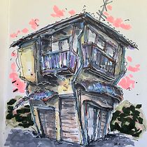 My project for course: Expressive Architectural Sketching with Colored Markers. Sketching, Drawing, Architectural Illustration, Sketchbook & Ink Illustration project by xcdstfh6hb - 04.12.2024