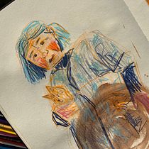 Mon projet du cours : Création de personnages à partir de dessins d’observation. Un proyecto de Ilustración tradicional, Diseño de personajes, Dibujo y Sketchbook de lcj.leone - 14.04.2024
