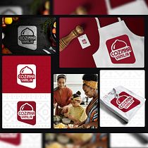 Projecto final do curso cozinha da vanilsa  Ein Projekt aus dem Bereich Design, Br, ing und Identität, Logodesign, Digitales Design und Briefpapier-Design von Dumilson Pedro - 20.01.2024