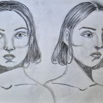 My project for course: Character Drawing from Scratch: Capture Faces and Figures. Projekt z dziedziny Trad, c, jna ilustracja, Projektowanie postaci, R, sunek ołówkiem,  R i sunek użytkownika Mary Alexandra Malave Fernandez - 14.04.2024