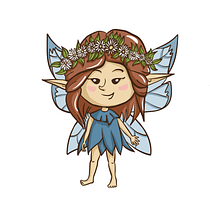 Mon projet du cours : Création d'une marque illustrée : de l'idée au merchandising ~ Fées Kawaii. Un projet de Illustration traditionnelle, Br, ing et identité, Conception de personnages et Illustration numérique de Cyrielle Froidevaux - 14.04.2024