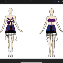 Mi proyecto del curso: Ilustración de bocetos de moda. Een project van Traditionele illustratie,  Schetsen,  Modeontwerp, Digitale tekening y Mode-illustratie van mariaal_saavedra - 15.04.2024