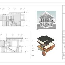 Mi proyecto del curso: Diseño y modelado arquitectónico 3D con Revit. Projekt z dziedziny 3D,  Architektura, Architektura wnętrz,  Modelowanie 3D, Architektura c, frowa i Wizualizacja architektoniczna użytkownika Kevin Sánchez Miranda - 14.04.2024