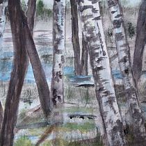 Mein Abschlussprojekt für den Kurs: Atmosphärische Landschaften in Aquarell Ein Projekt aus dem Bereich Bildende Künste, Malerei und Aquarellmalerei von tokad - 15.04.2024