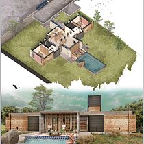 My project for course: Digital Illustration of Architectural Projects. Un proyecto de Arquitectura, Paisajismo, Ilustración digital, Arquitectura digital e Ilustración arquitectónica de Dilara Bahçalı - 15.04.2024