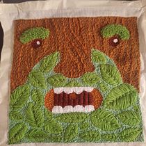 Mi proyecto del curso: Bordado XL con aguja mágica. Bordado, Decoração de interiores, Punch needle, e Design têxtil projeto de michi26dg - 15.04.2024