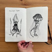 My project for course: Illustrated Diary: Fill Your Sketchbook with Experiences. Traditional illustration, Sketching, Drawing, Sketchbook & Ink Illustration project by ANDREA RUIZ CARVAJAL - 04.16.2024