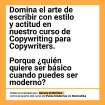 Mi proyecto del curso: Copywriting para copywriters. Un progetto di Pubblicità, Cop, writing, Stor, telling e Comunicazione di Renata Di Battista - 16.04.2024