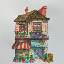 My project for course: Expressive Architectural Sketching with Colored Markers. Sketching, Drawing, Architectural Illustration, Sketchbook & Ink Illustration project by SueHwey Tan - 04.16.2024