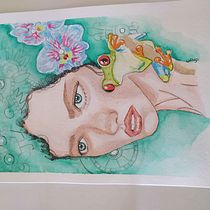 Mi proyecto del curso: Retrato ilustrado en acuarela . % sejoforga tarafından hazırlanan Geleneksel illüstras, on, Güzel sanatlar, Tablo, Çizim, Sulubo, a Resim, Portre Çizimi, Ve Sanatsal Çizim projesi - 04.16.2024