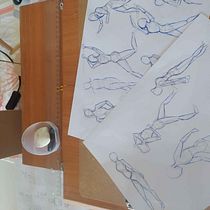 Mi proyecto del curso: Dibujo anatómico para principiantes Ein Projekt aus dem Bereich Bildende Künste, Skizzenentwurf, Bleistiftzeichnung, Zeichnung, Realistische Zeichnung und Anatomische Zeichnung von sejoforga - 16.04.2024