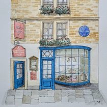 Meu projeto do curso: Ilustração urbana com aquarela: retrate sua cidade. Un progetto di Pittura, Disegno, Pittura ad acquerello e Illustrazione architettonica di marinanprado - 12.04.2024