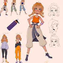 My project for course: Drawing Appealing Characters with Personality. Projekt z dziedziny Projektowanie postaci, Sketching,  R, sunek, Stor, telling, Stor, board,  R, sunek art, st, czn i Narracja użytkownika levesquea6 - 16.04.2024