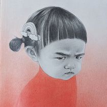 My project for course: Contemporary Portraits with Graphite. Een project van Traditionele illustratie,  Beeldende kunst,  Schetsen, Tekening met potlood,  Tekening,  Portrettekening, Realistische tekening,  Artistieke tekening y Anatomisch tekenen van Valeria - 16.04.2024
