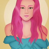 My project for course: Female Character Portraits in Procreate. Projekt z dziedziny Trad, c, jna ilustracja, Ilustracja c, frowa, R, sunek c i frow użytkownika Sílvia Machado - 16.04.2024