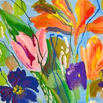 My project for course: Expressive Floral Painting with Acrylic Paint Ein Projekt aus dem Bereich Bildende Künste, Malerei, Malerei mit Acr, l und Botanische Illustration von Olha Dovhan-Levytska - 17.04.2024