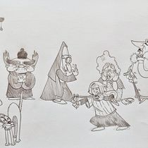 Il mio progetto del corso: Introduzione alla creazione di personaggi stile cartoon. Un projet de Illustration traditionnelle, Conception de personnages , et Dessin de Chiara Beccone - 17.04.2024