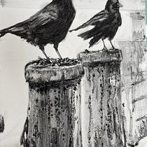 My project for course: Animal Illustration with Charcoal and Ink. Fine Arts, Drawing, Ink Illustration, and Naturalistic Illustration project by Persephone Whiffen - 04.18.2024