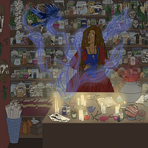 My project for course: Atmospheric Painting in Procreate: From Concept to Color. Ilustração digital, Desenho digital e Ilustração editorial projeto de pati_ - 19.04.2024