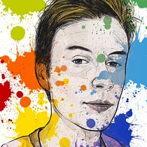 My project for course: Illustrated Portraits with Procreate. Traditional illustration, Vector Illustration, Digital Illustration, and Portrait Drawing project by Nirin Jitrinjirakit - 04.11.2024