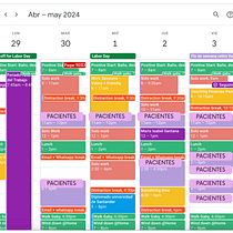 Mi proyecto del curso: Organización de agenda: gestiona tu tiempo y energía. Een project van Creatieve consultanc,  Design management, Marketing y Management En Productiviteit van franchybrea - 19.04.2024