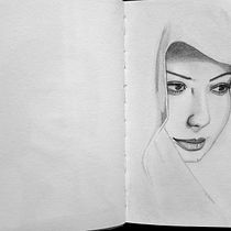 Mi proyecto del curso: Cuaderno de retratos a línea con grafito. Un proyecto de Bellas Artes, Bocetado, Dibujo, Dibujo de Retrato y Sketchbook de Rubén Díaz - 19.04.2024