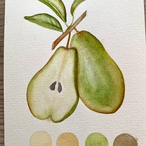 Mi proyecto del curso: Ilustración botánica realista: conecta con la naturaleza. Painting, Watercolor Painting, Botanical Illustration, and Naturalistic Illustration project by marazelart - 04.19.2024