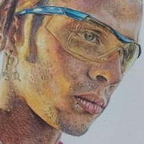 Meu projeto do curso: Retrato realista com lápis de cor. Traditional illustration, Fine Arts, Pencil Drawing, Drawing, Portrait Drawing, Realistic Drawing, Artistic Drawing, and Colored Pencil Drawing project by Daniela Herrera - 04.17.2024