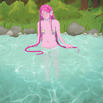 Fantasy Character Design: Forest Pond Nymph. Projekt z dziedziny Projektowanie postaci, Ilustracja c, frowa, R, sunek c, frow, Malarstwo c, frowe i Concept art użytkownika Izzy van de Paverd - 03.07.2024