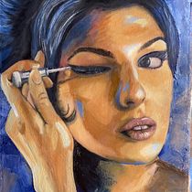Mi proyecto del curso: Retrato con pintura al óleo: explora la luz y las sombras. Fine Arts, Painting, and Oil Painting project by Andrea Sellanes - 04.17.2024