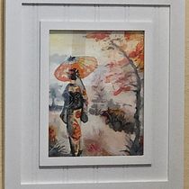 My project for course: Sumi-e Painting with Color for Floral Illustrations. Un progetto di Illustrazione tradizionale, Belle arti, Pittura, Illustrazione botanica e Illustrazione con inchiostro di dhg8 - 20.04.2024