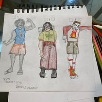 My project for course: Captivating and Dynamic Character Creation. Un projet de Illustration traditionnelle, Conception de personnages, Illustration numérique , et Dessin numérique de Coco - 19.04.2024