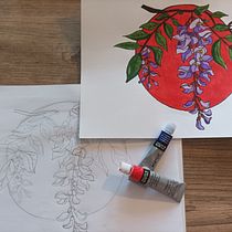 Il mio progetto del corso: Creazione di pattern botanici a partire da un disegno. Un projet de Illustration numérique, Illustration botanique , et Dessin numérique de Cristina Savian - 21.04.2024