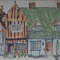 My project for course: Expressive Architectural Sketching with Colored Markers. Sketching, Drawing, Architectural Illustration, Sketchbook & Ink Illustration project by sandi_lee - 04.19.2024