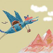 Mon projet du cours : Techniques d'illustration créative à la gouache. Traditional illustration, Character Design, Painting, Children's Illustration, Gouache Painting, Fine Arts, and Picturebook project by Audrey Saulières - 04.22.2024