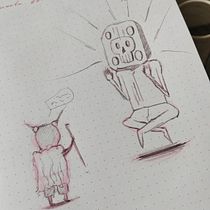 Mi proyecto del curso: Diario de dibujo: crea personajes fantásticos Ein Projekt aus dem Bereich Design von Figuren, Skizzenentwurf, Bleistiftzeichnung, Zeichnung und Sketchbook von camilo-lopez-2002 - 22.04.2024