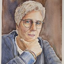 Mein Abschlussprojekt für den Kurs: Aquarellporträts: Erfasse den Charakter des Modells . Fine Arts, Painting, Watercolor Painting, and Portrait Drawing project by Almut Ames - 04.22.2024